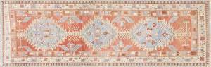 Semi Antique Persian Melayer Runner - 3'4" x 10'4" - 260021