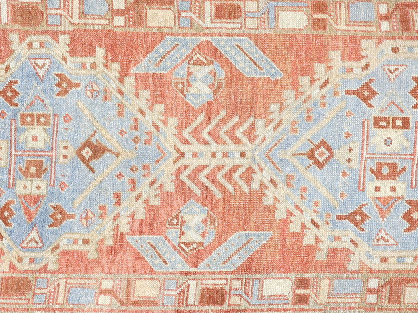 Semi Antique Persian Melayer Runner - 3'4" x 10'4" - 260021