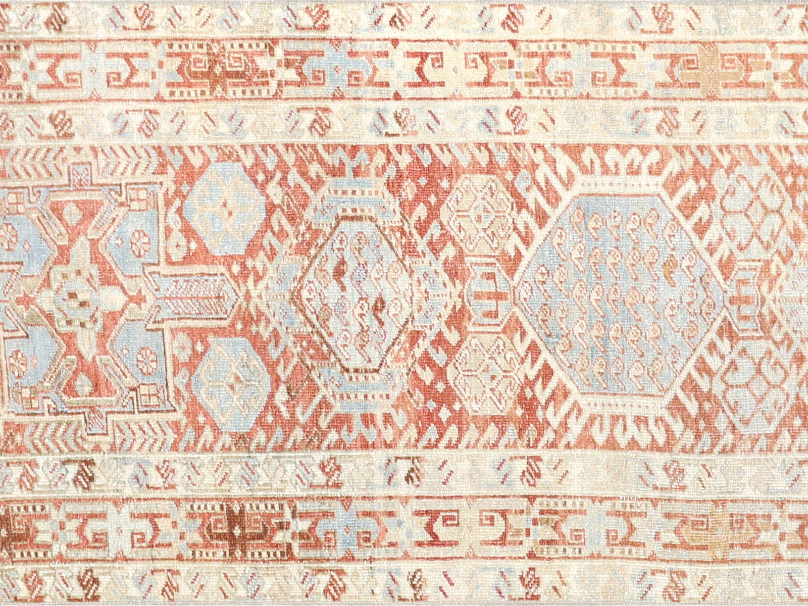 Semi Antique Persian Karadja Runner - 2'9" x 14'1" - 260022