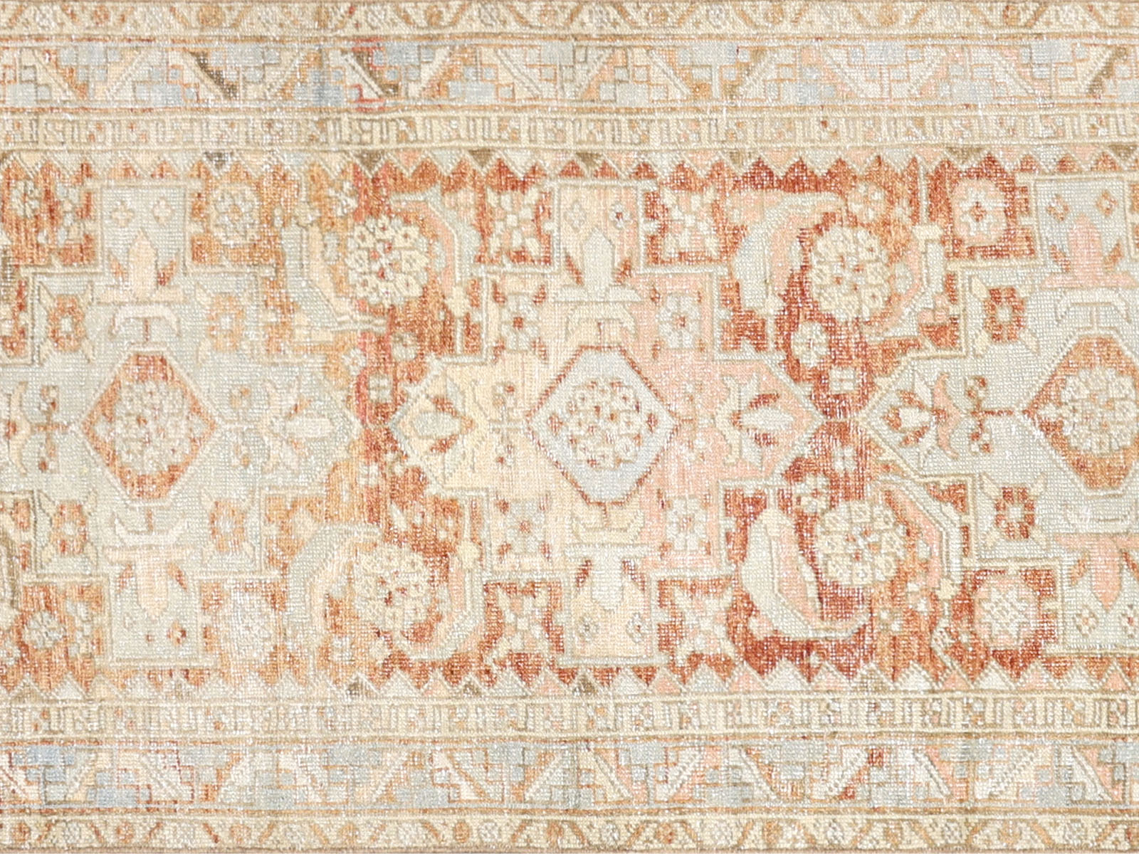 Semi Antique Persian Melayer Runner - 3'0" x 14'2" - 260023