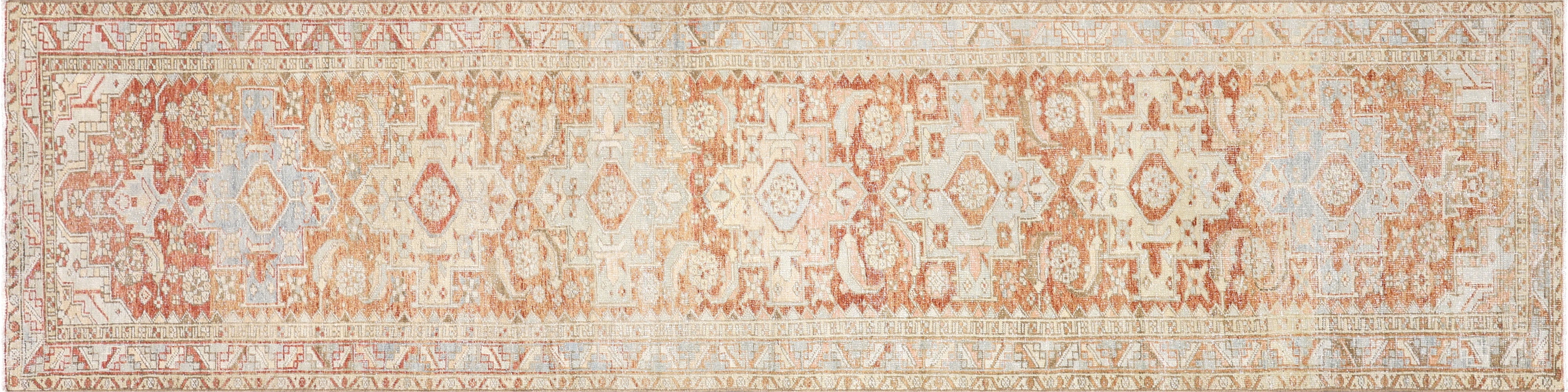 Semi Antique Persian Melayer Runner - 3'0" x 14'2" - 260023