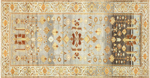 Antique Persian Bijar Rug - 4'0" x 7'7" - 260025