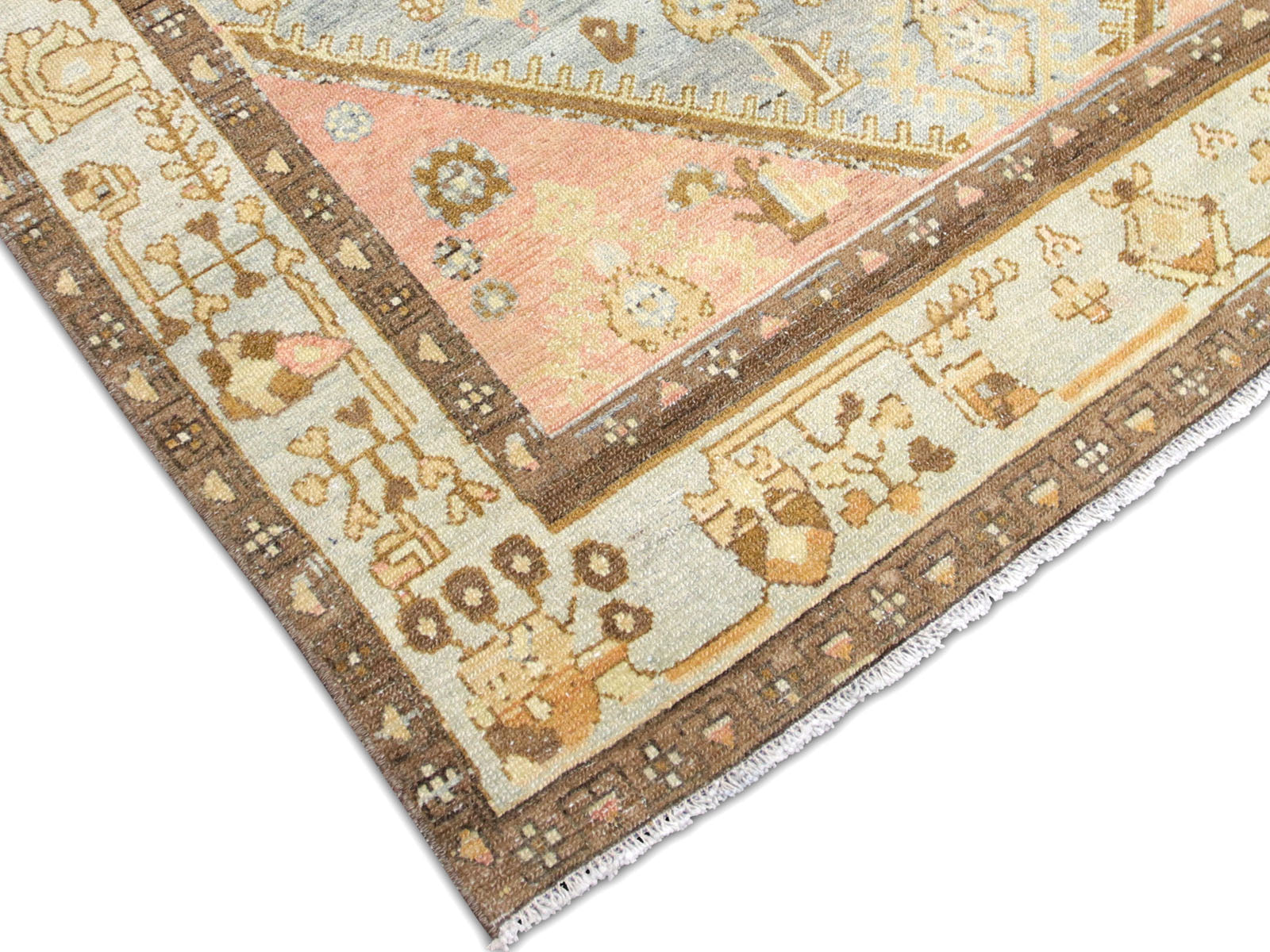 Semi Antique Persian Melayer Rug - 4'2" x 6'7" - 260026