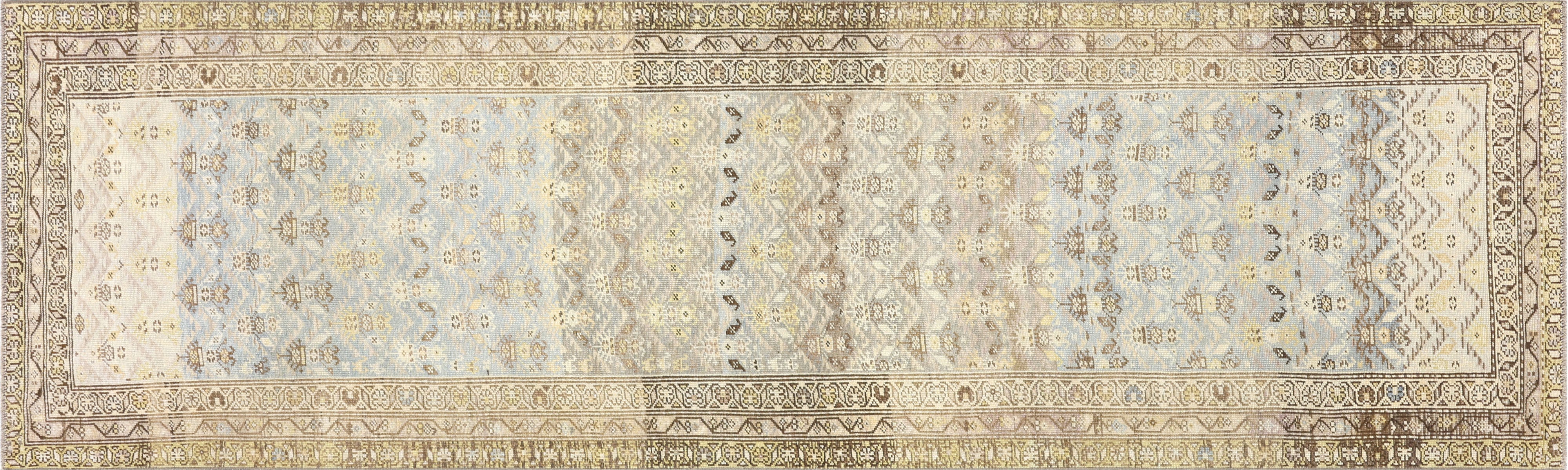 Semi Antique Persian Melayer Runner - 3'3" x 10'10" - 260027