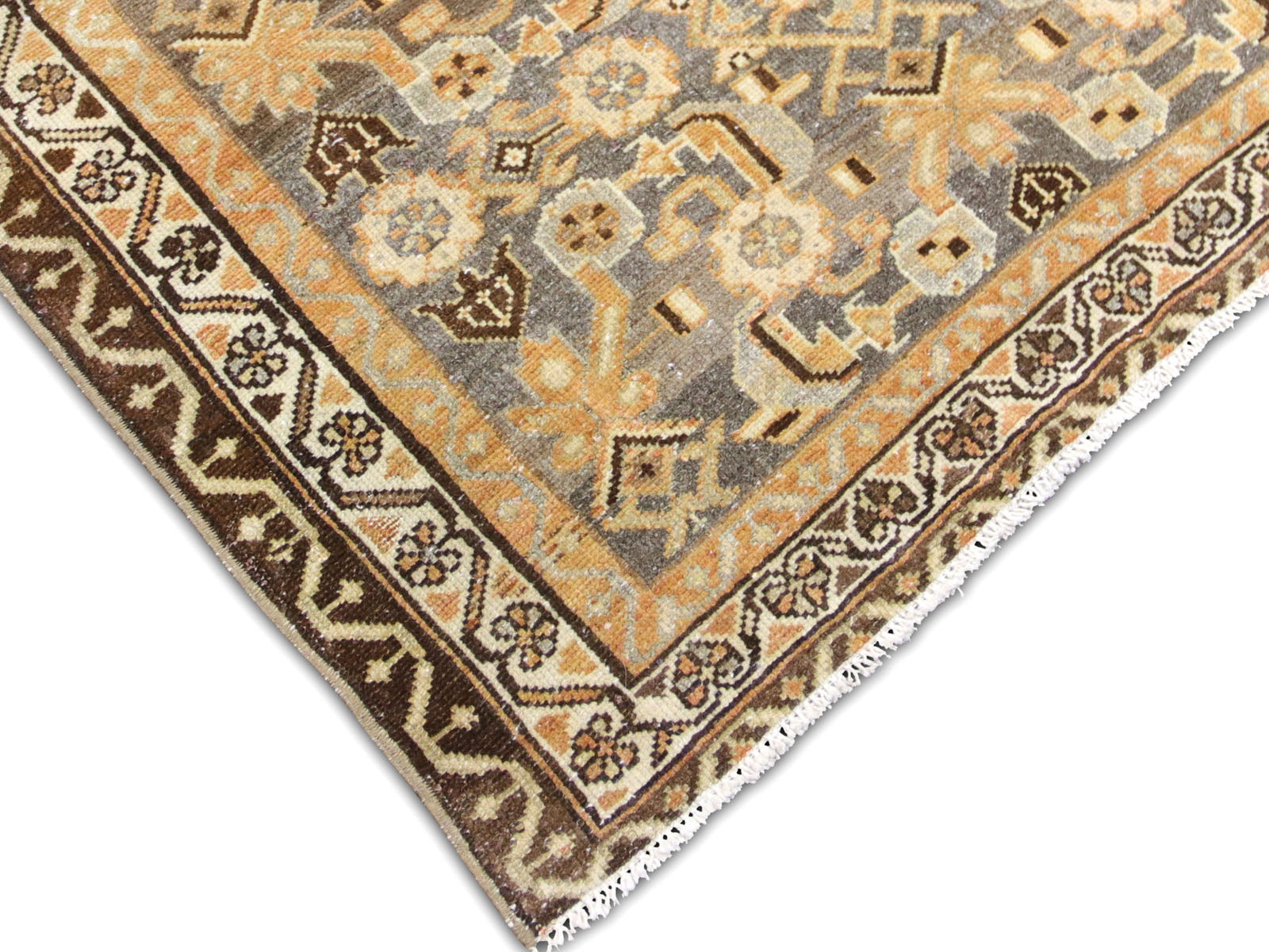 Semi Antique Persian Melayer Runner - 3'0" x 11'9" - 260028
