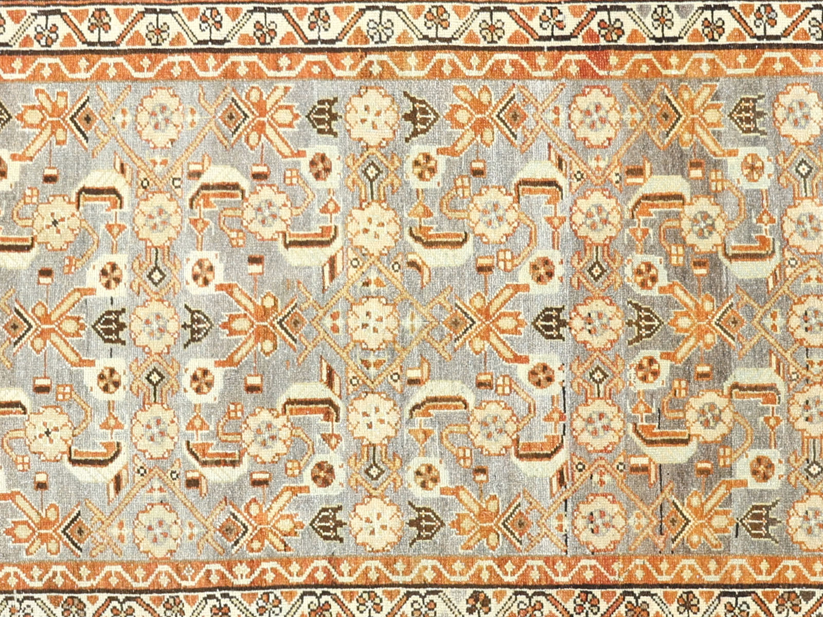 Semi Antique Persian Melayer Runner - 3'0" x 11'9" - 260028