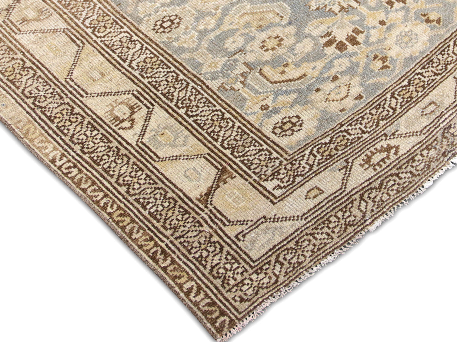Semi Antique Persian Melayer Runner - 3'7" x 15'10" - 260030