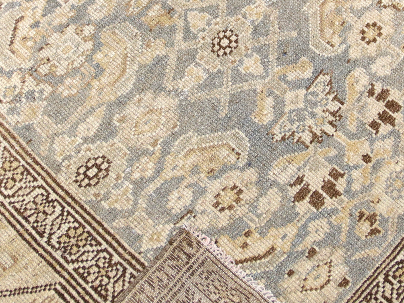 Semi Antique Persian Melayer Runner - 3'7" x 15'10" - 260030