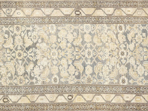 Semi Antique Persian Melayer Runner - 3'7" x 15'10" - 260030