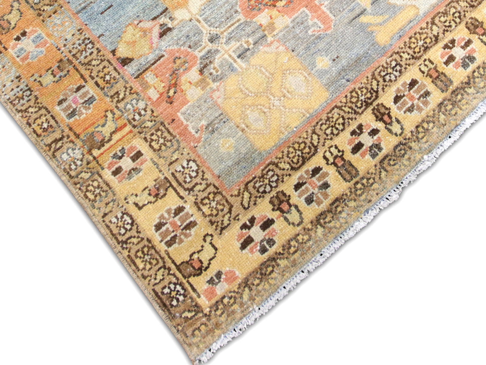 Semi Antique Persian Melayer Rug - 4'2" x 6'4" - 260032