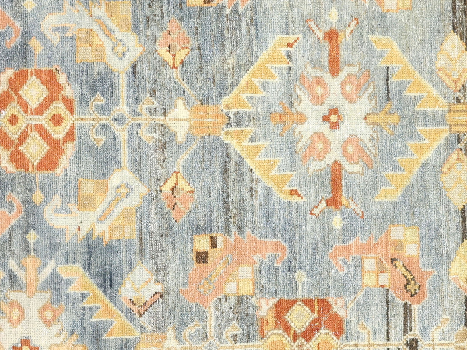 Semi Antique Persian Melayer Rug - 4'2" x 6'4" - 260032