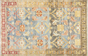 Semi Antique Persian Melayer Rug - 4'2" x 6'4" - 260032