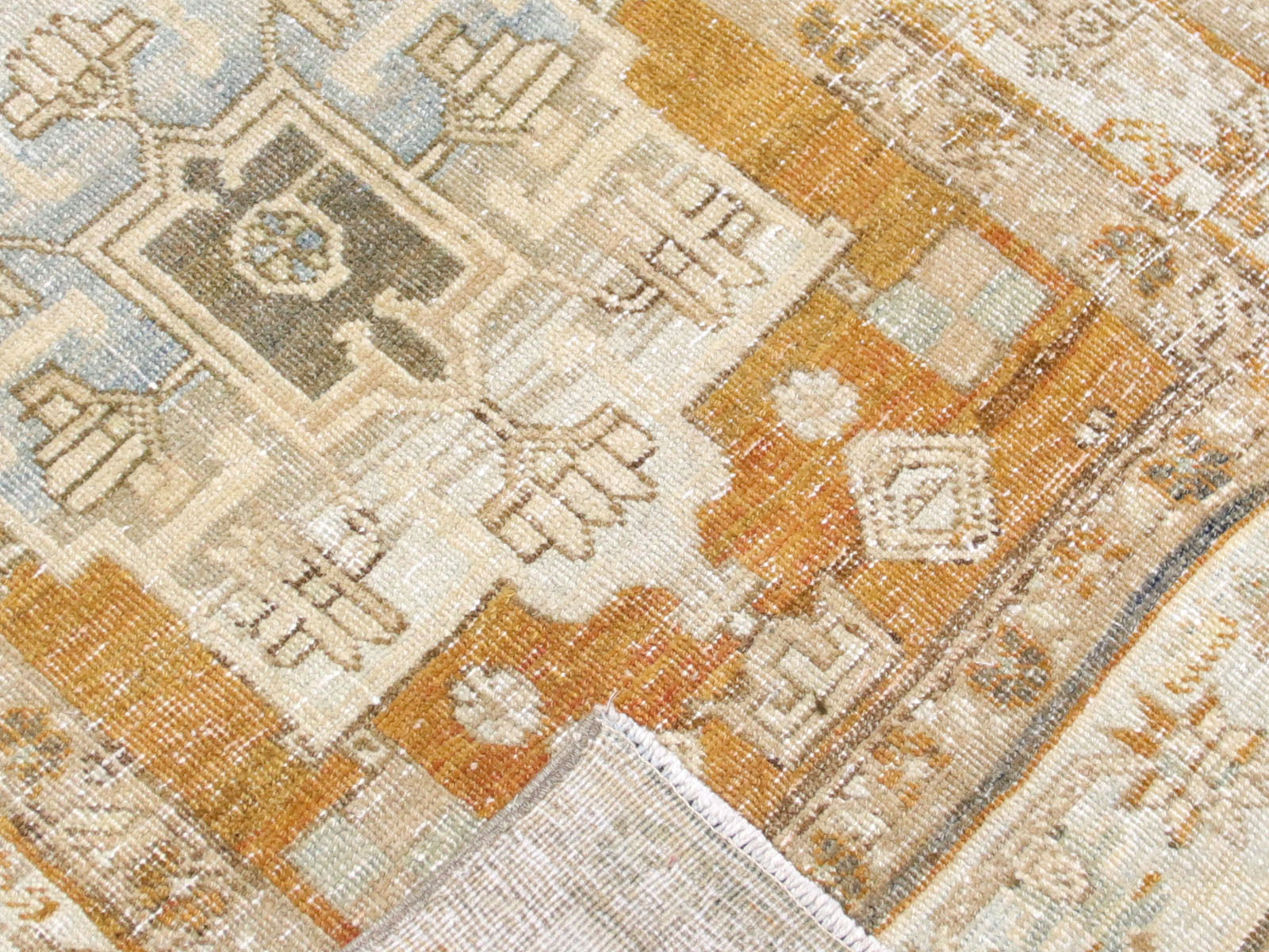 Semi Antique Persian Karadja Runner - 2'8" x 13'6" - 260034