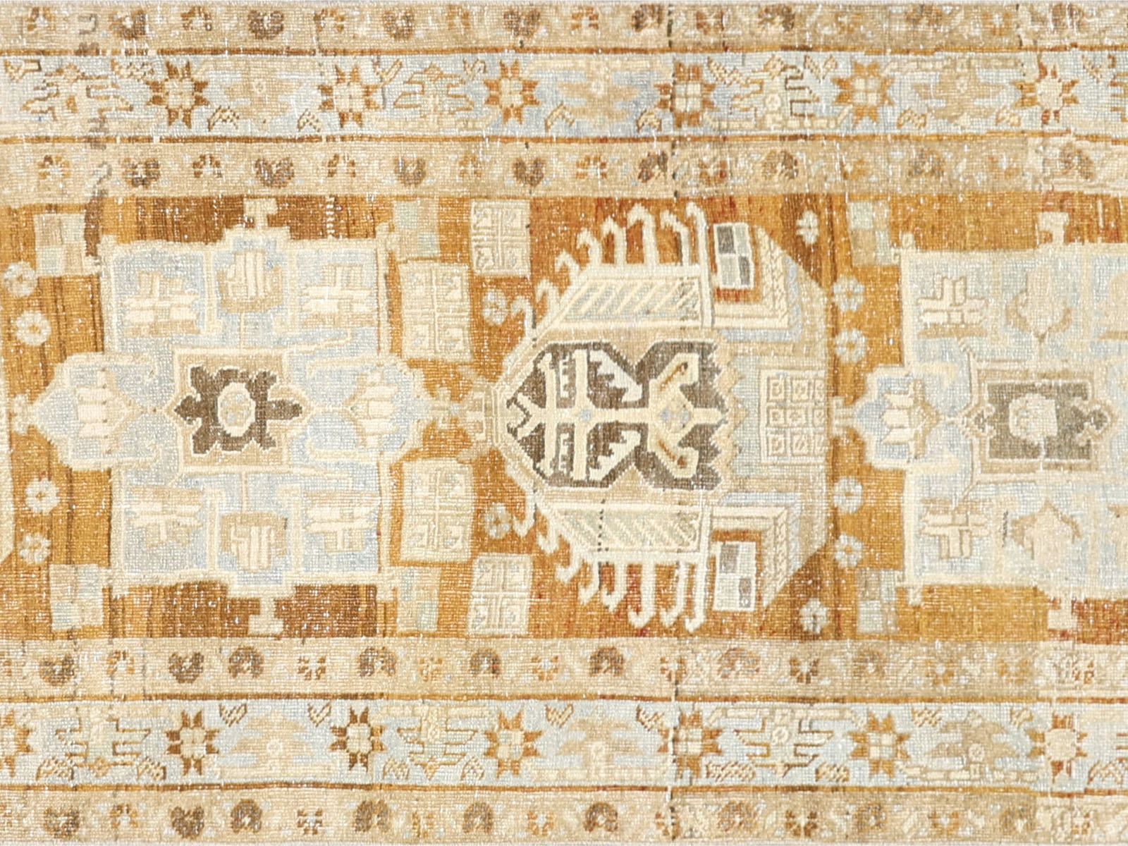 Semi Antique Persian Karadja Runner - 2'8" x 13'6" - 260034