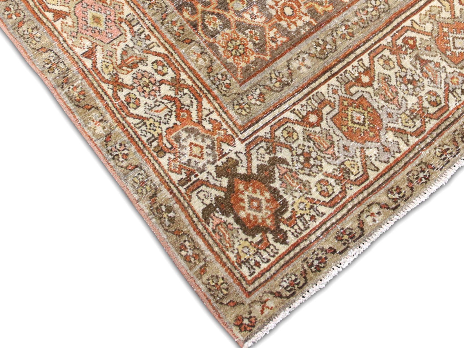 Semi Antique Persian Melayer Runner - 3'2" x 13'3" - 260035