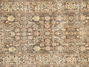 Semi Antique Persian Melayer Runner - 3'2" x 13'3" - 260035