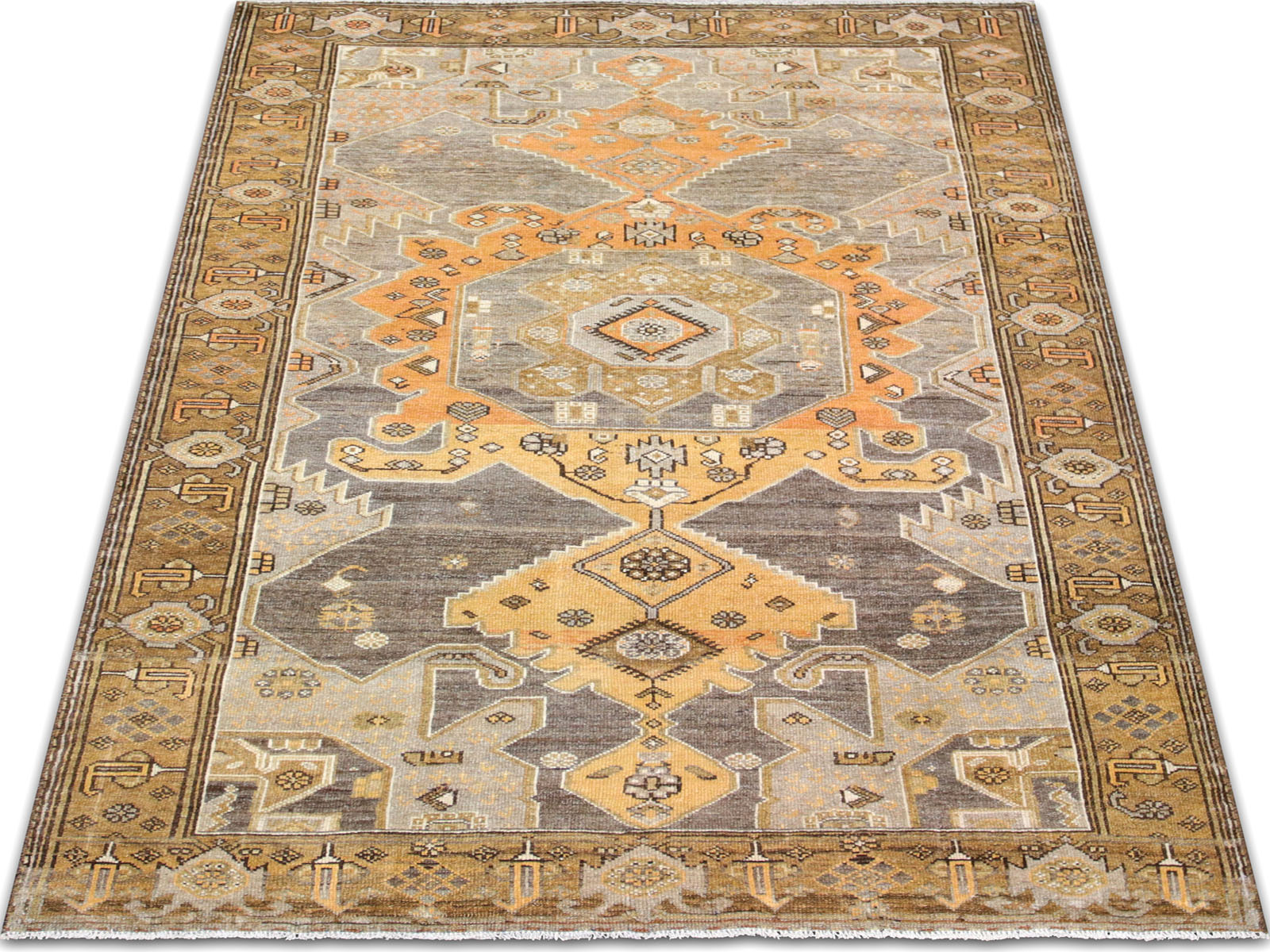 Semi Antique Persian Melayer Rug - 4'3" x 6'7" - 260036