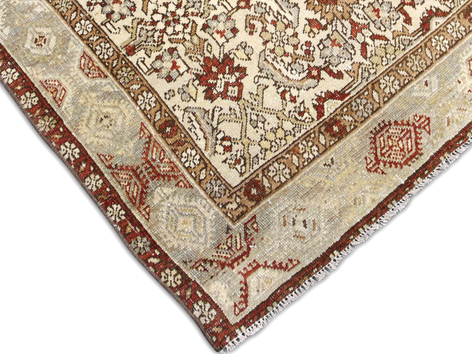 Semi Antique Persian Melayer Rug - 4'2" x 6'4" - 260037