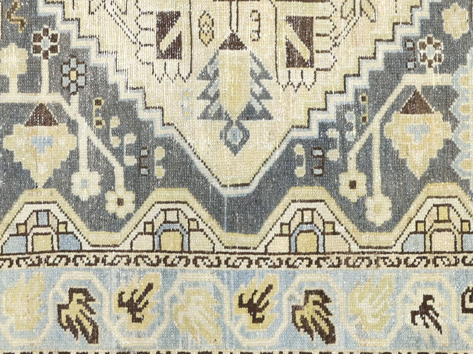 Semi Antique Persian Melayer Rug - 4'3" x 6'3" - 260038