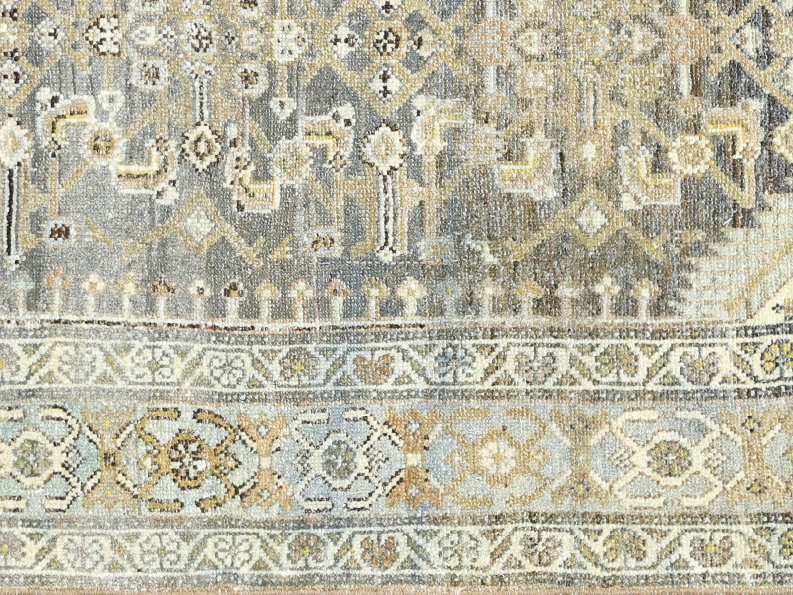 Semi Antique Persian Melayer Rug - 4'4" x 6'11" - 260039