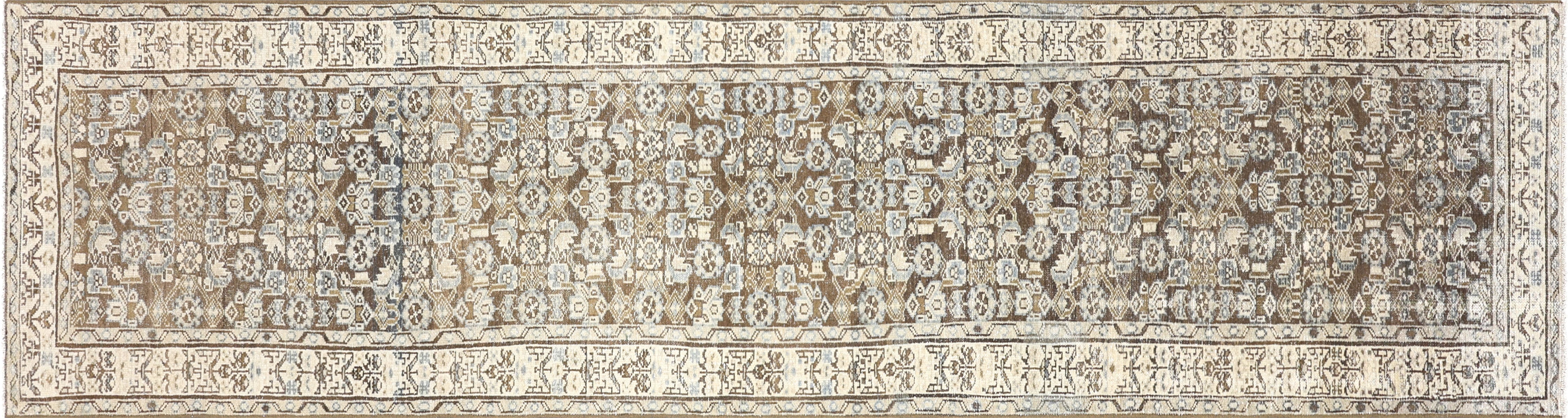 Semi Antique Persian Melayer Runner - 2'8" x 12'11" - 260041