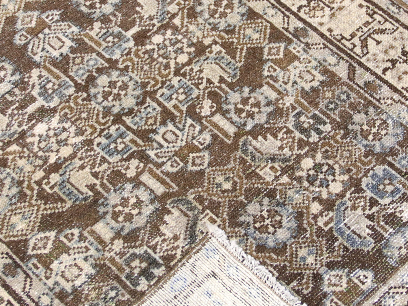 Semi Antique Persian Melayer Runner - 2'8" x 12'11" - 260041