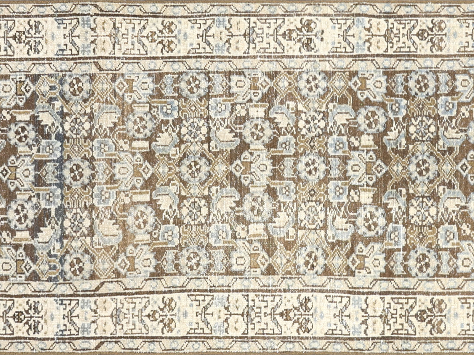 Semi Antique Persian Melayer Runner - 2'8" x 12'11" - 260041