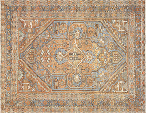 Antique Persian Shiraz Rug - 5'4" x 6'11" - 260042