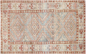 Semi Antique Persian Melayer Rug - 3'11" x 6'2" - 260043