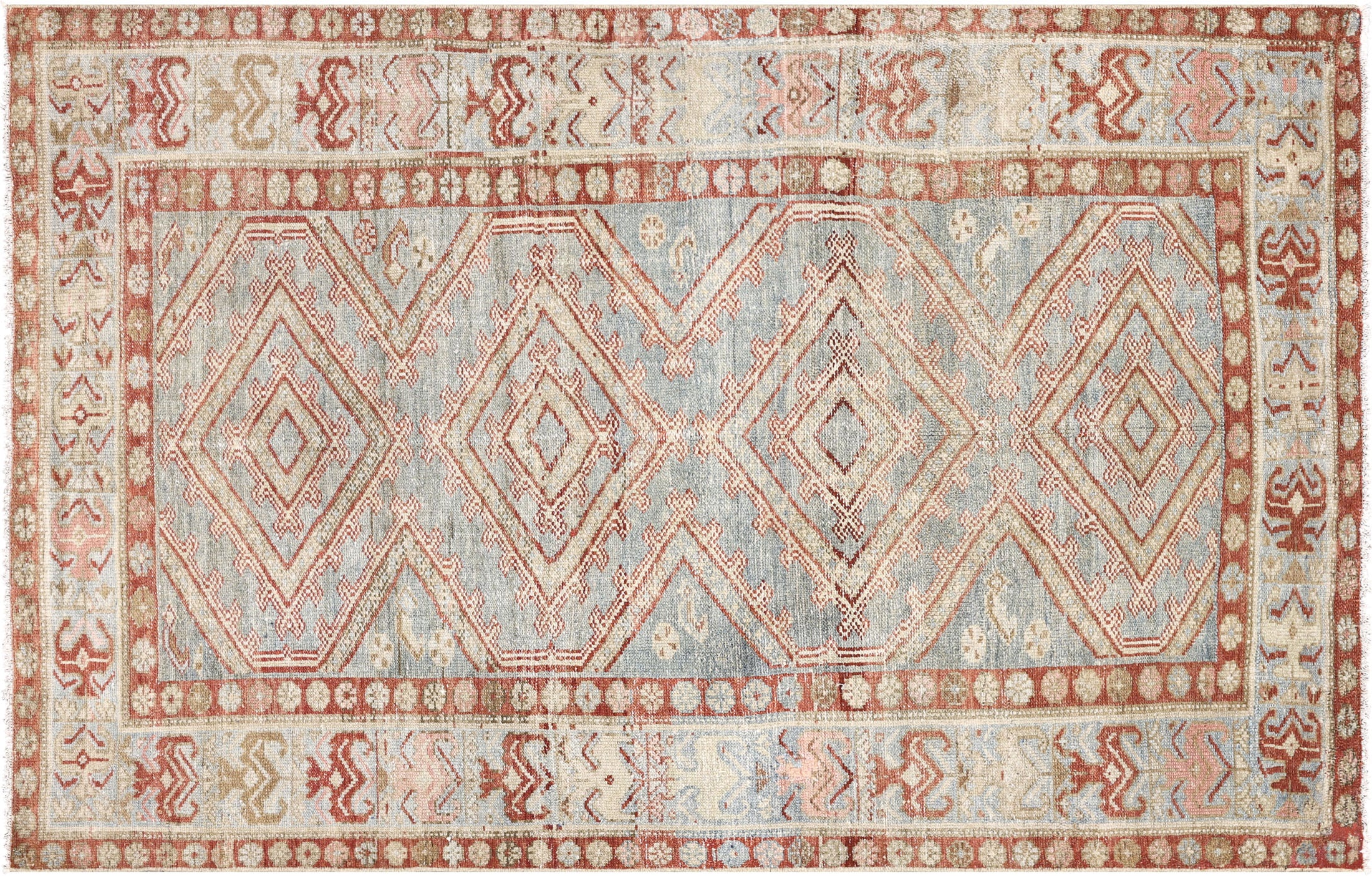 Semi Antique Persian Melayer Rug - 3'11" x 6'2" - 260043