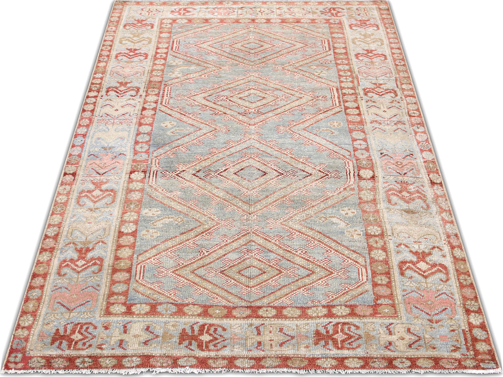 Semi Antique Persian Melayer Rug - 3'11" x 6'2" - 260043