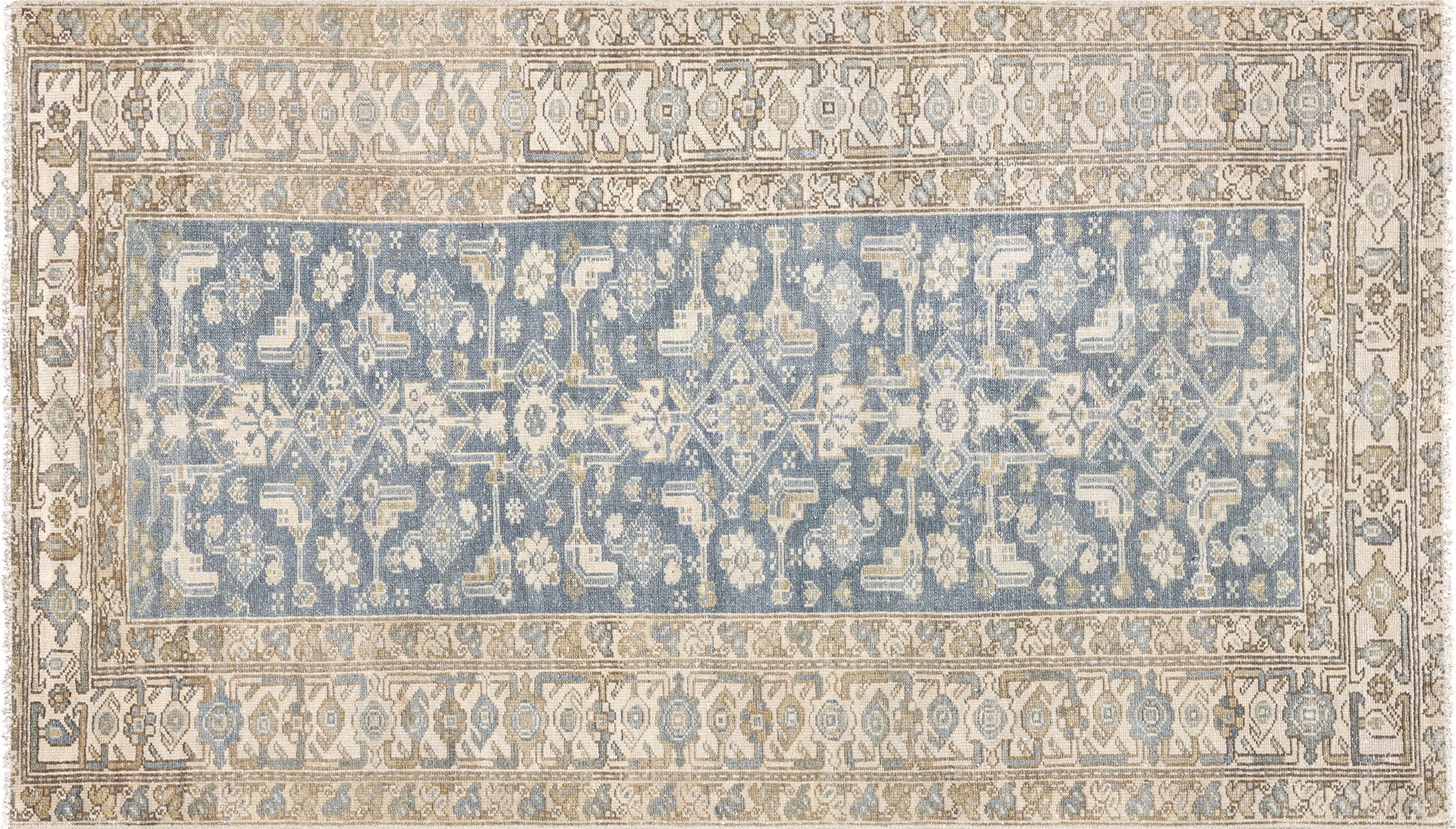 Semi Antique Persian Melayer Rug - 3'6" x 6'0" - 260044