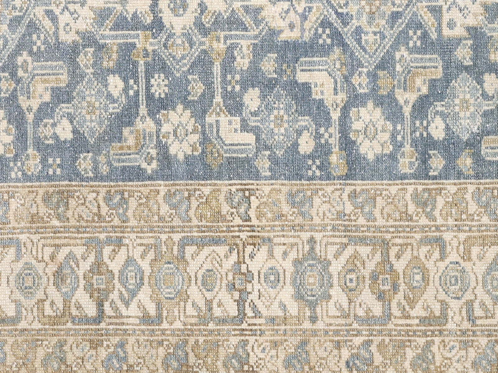 Semi Antique Persian Melayer Rug - 3'6" x 6'0" - 260044