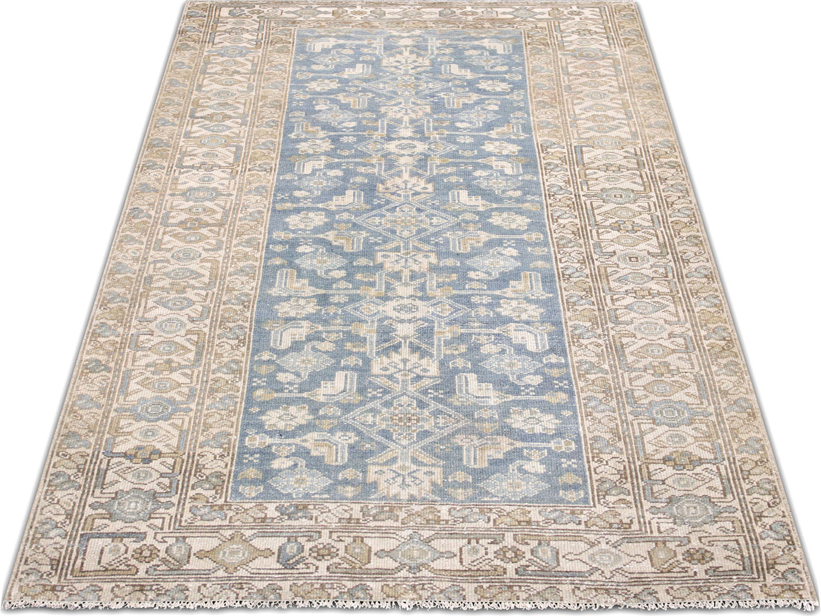 Semi Antique Persian Melayer Rug - 3'6" x 6'0" - 260044
