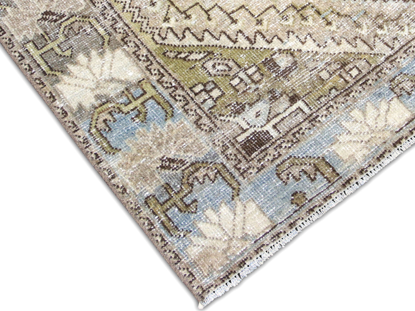 Semi Antique Persian Melayer Rug - 4'3" x 6'6" - 260045