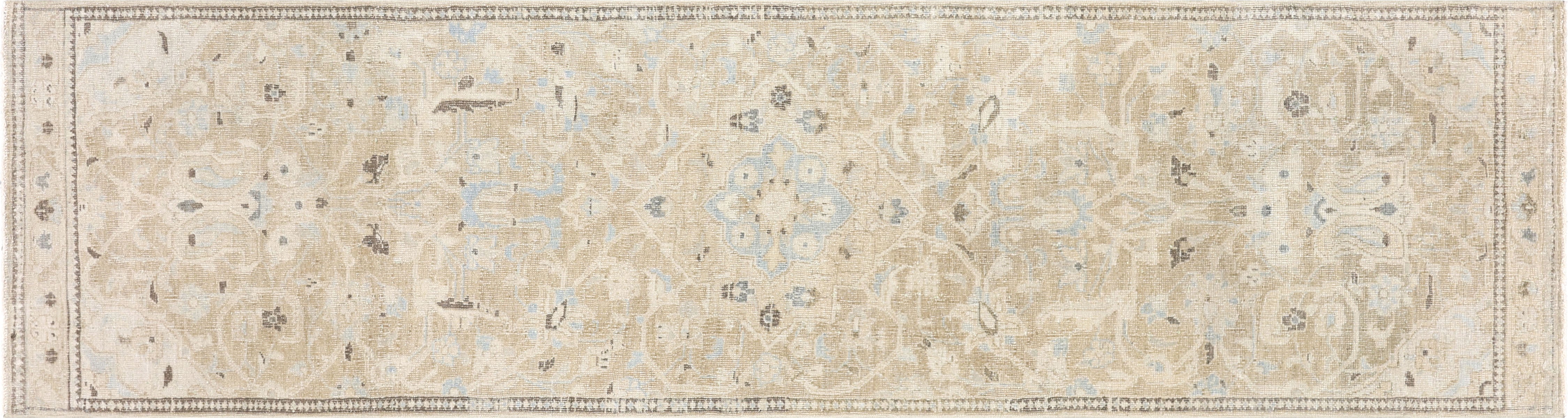 Semi Antique Persian Melayer Runner - 2'7" x 11'8" - 260046