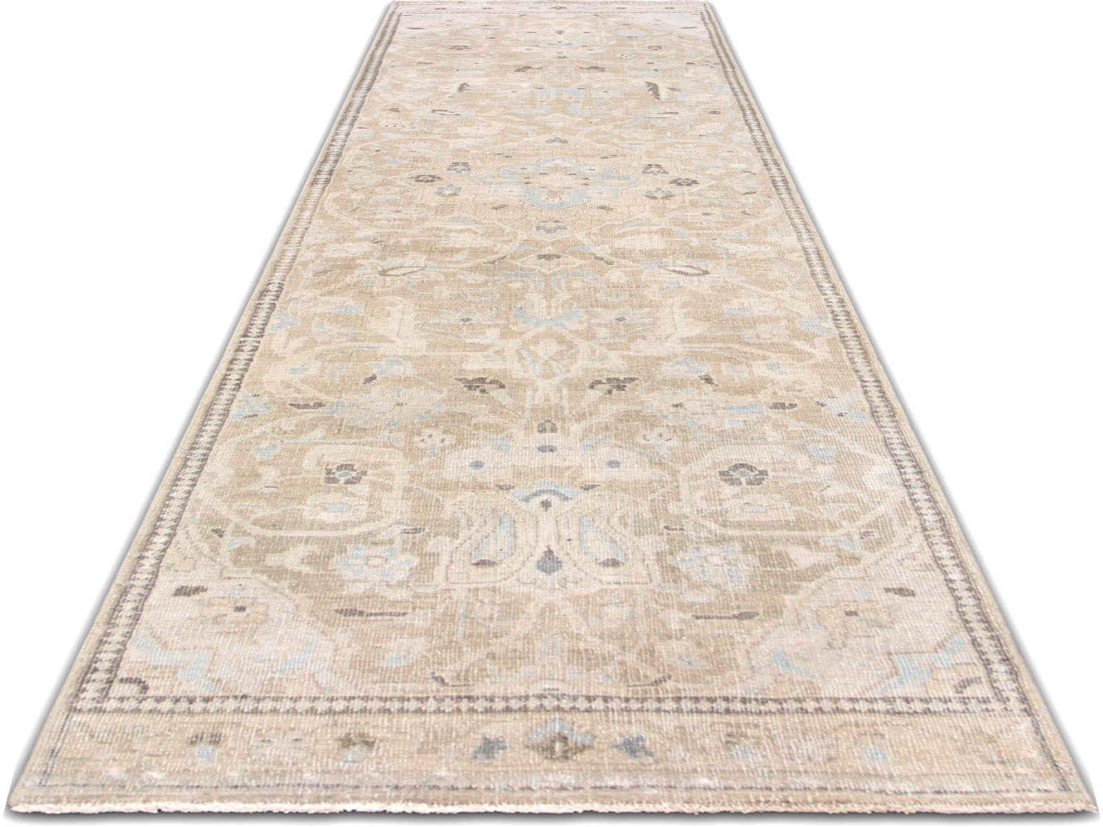 Semi Antique Persian Melayer Runner - 2'7" x 11'8" - 260046