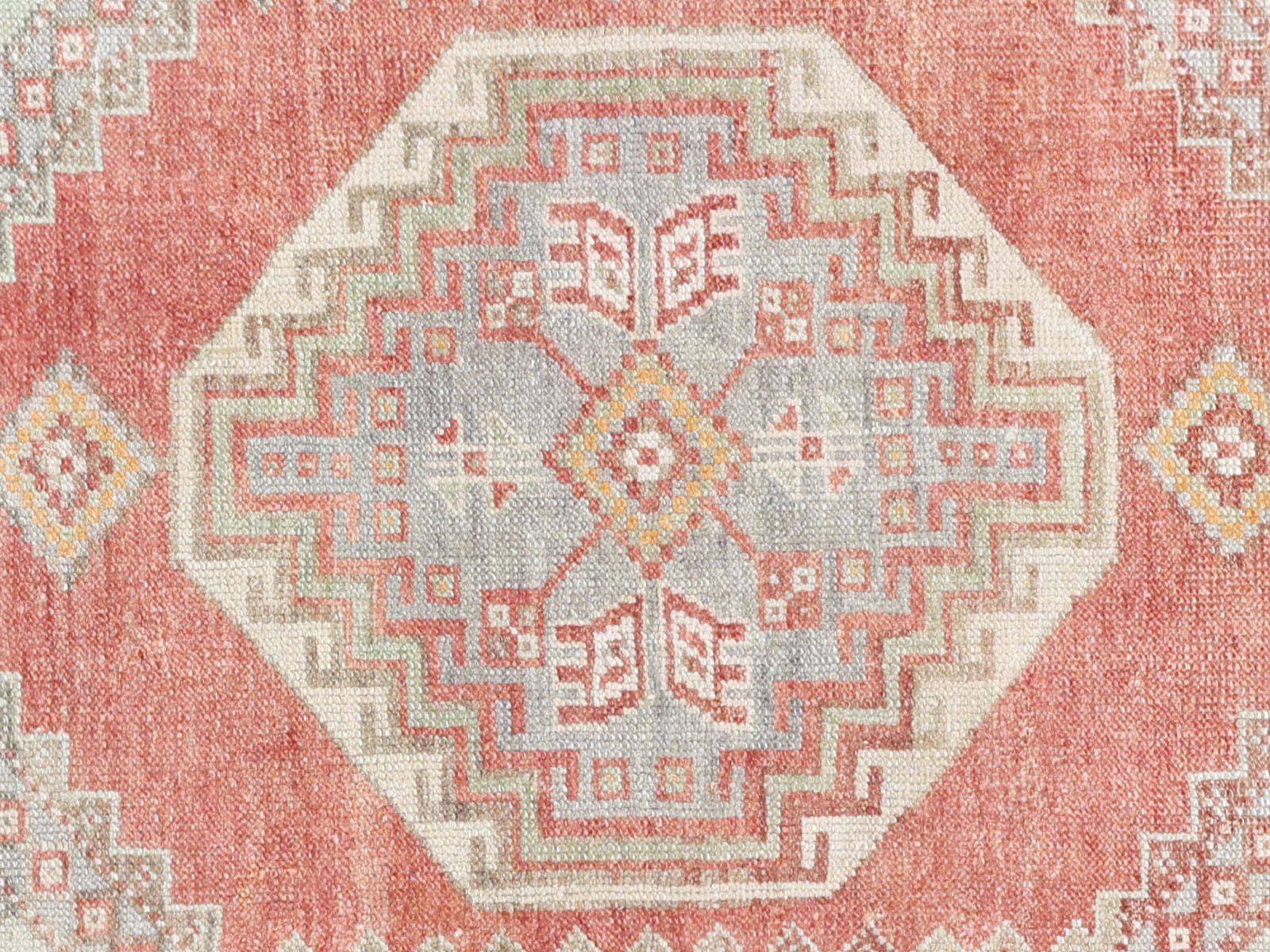 Semi Antique Turkish Oushak Rug - 3'8" x 5'6" - 260047