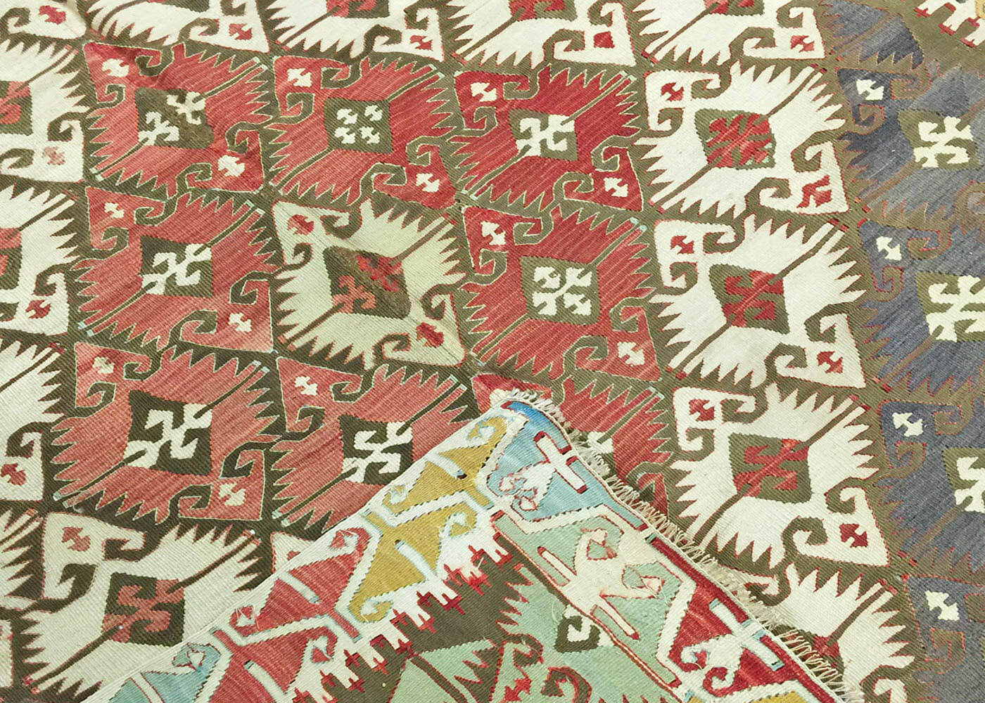Vintage Turkish Kilim - 5'3" x 14'7" - 883113