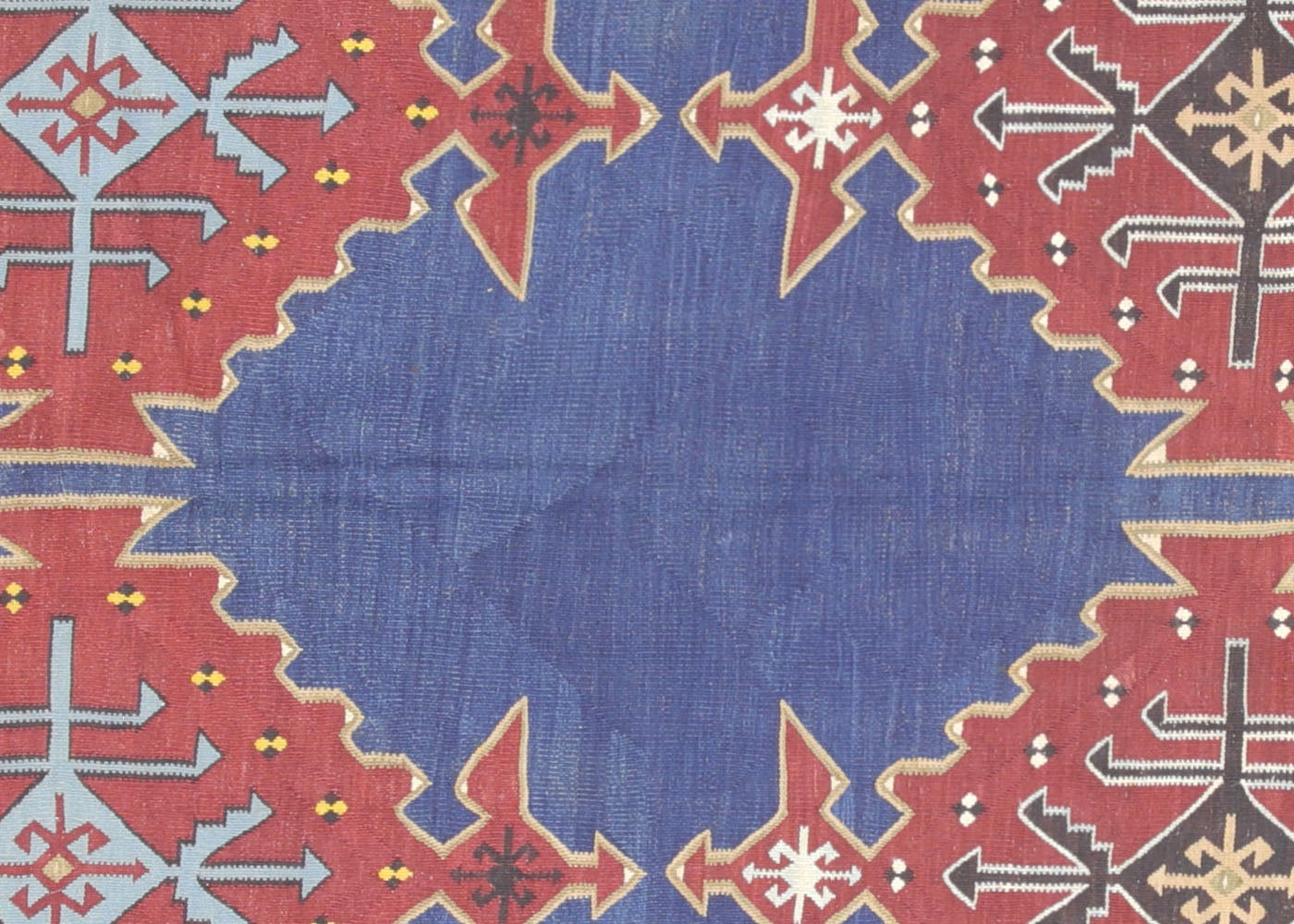 Antique Caucasian Kilim - 5'2" x 10'2" - 894071