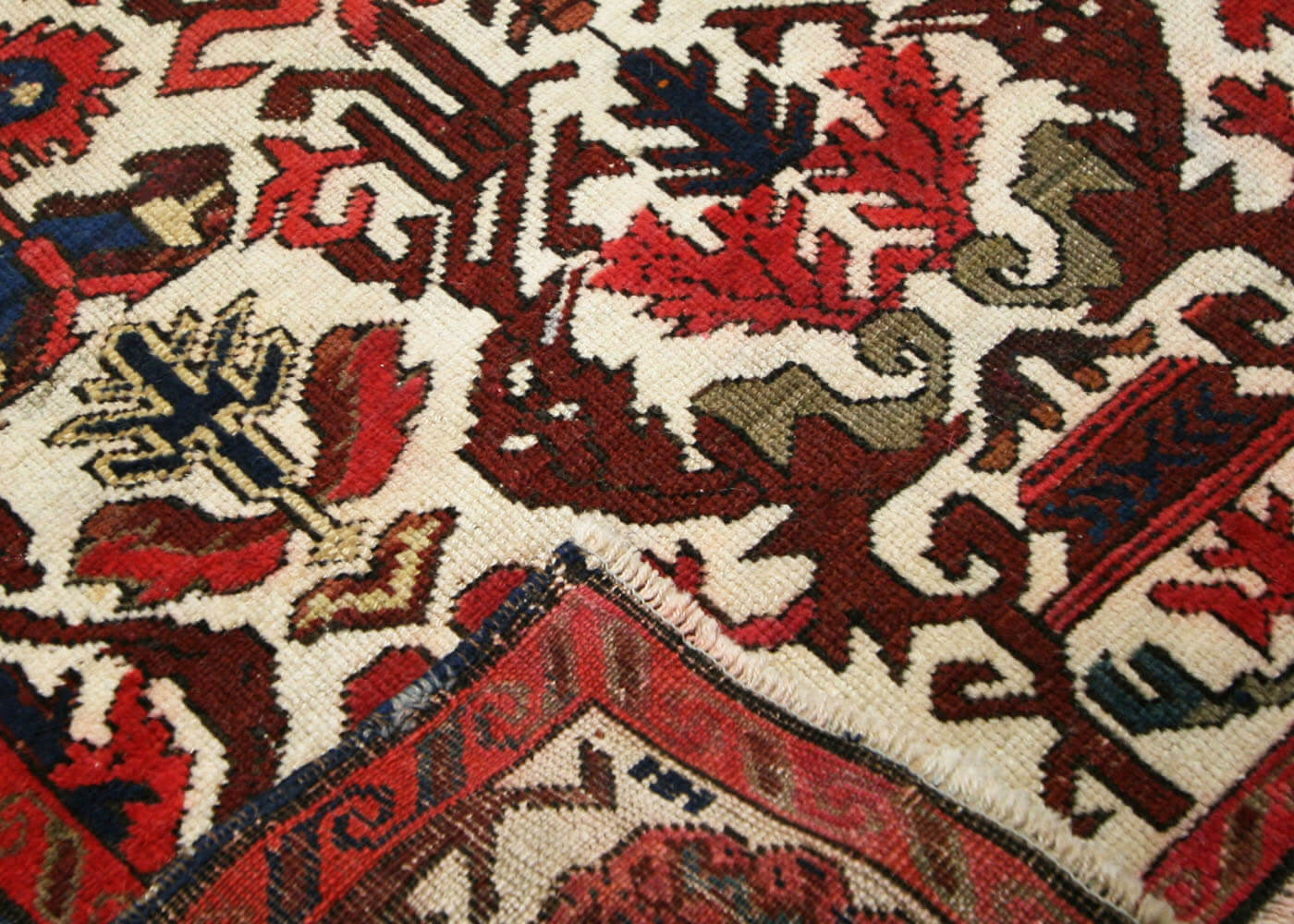 Antique Caucasian Kuba Rug - 2'2" x 3'3"