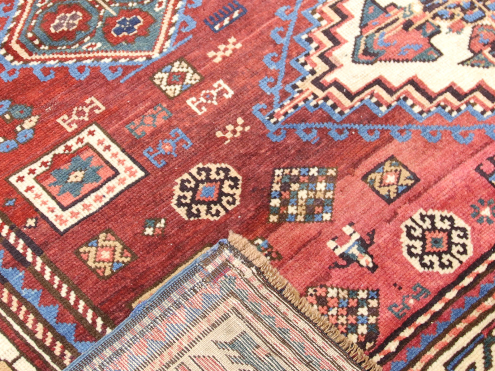 Antique Caucasian Karabagh Rug - 5'2" x 6'2"