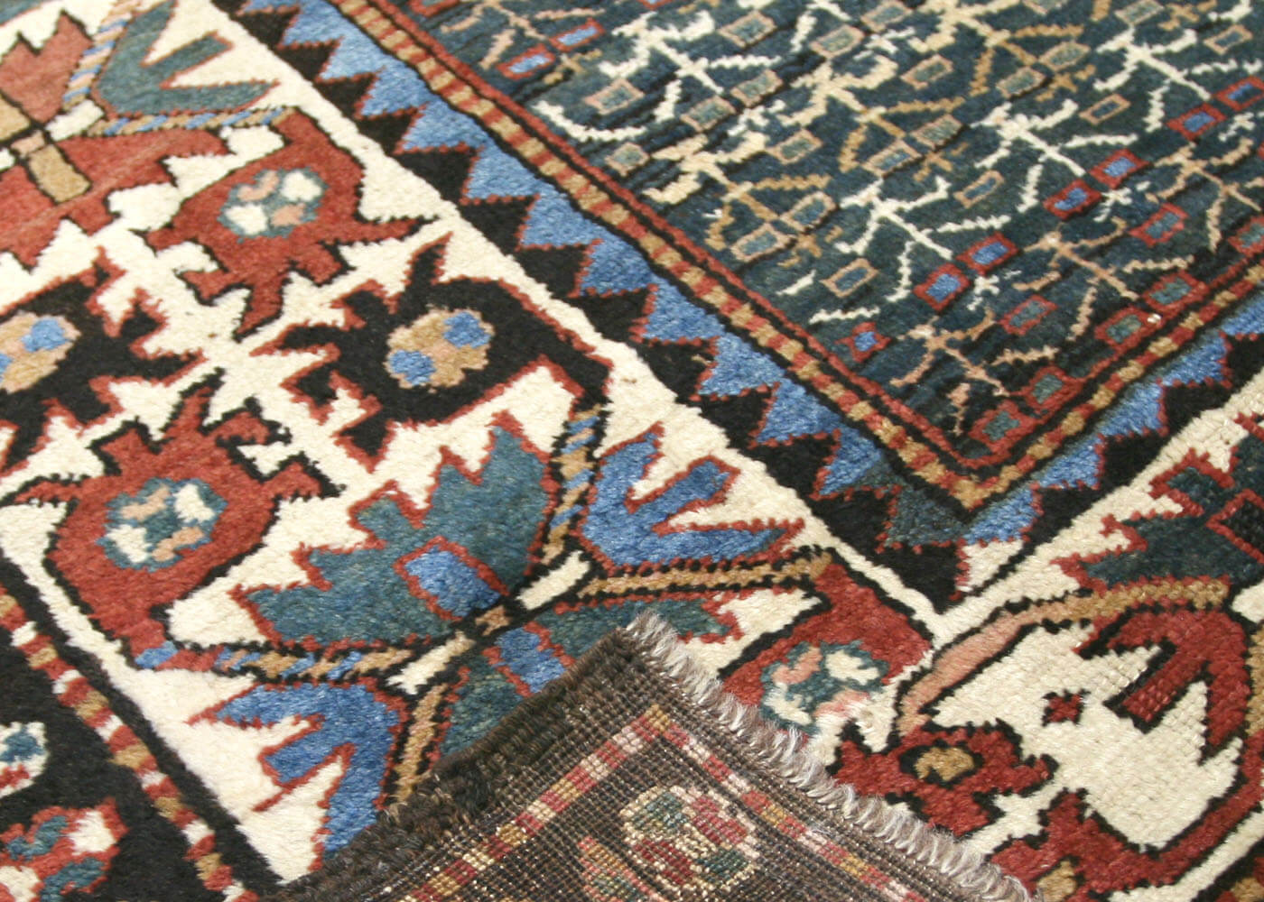 Antique Caucasian Karabagh Rug - 4'3" x 7'8" - 904873