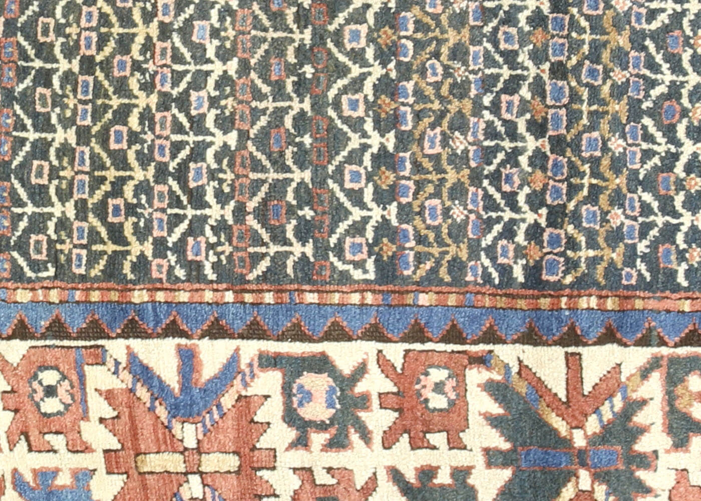 Antique Caucasian Karabagh Rug - 4'3" x 7'8" - 904873