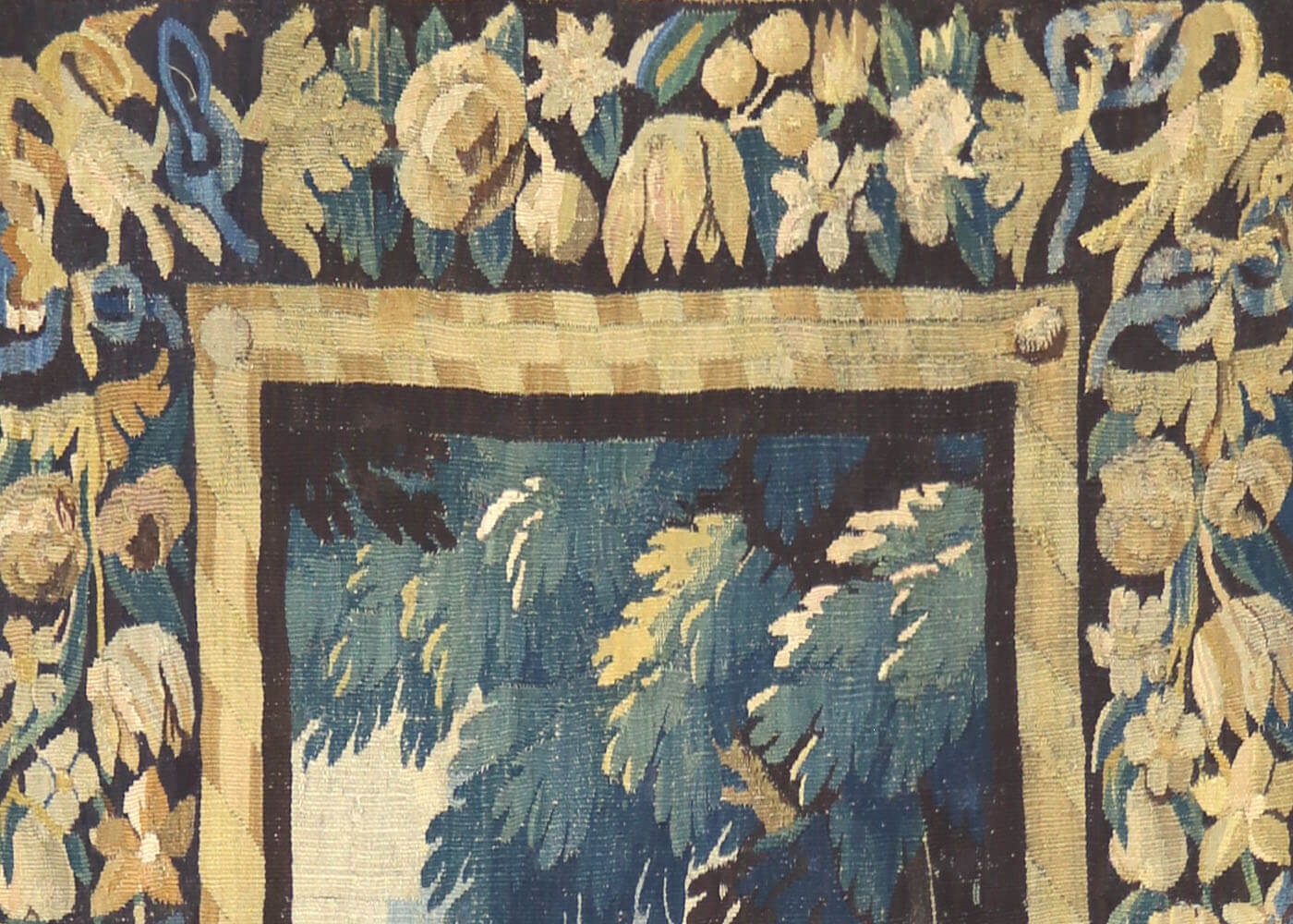 Antique Flemish Tapestry - 4'2" x 9'6" - 905479