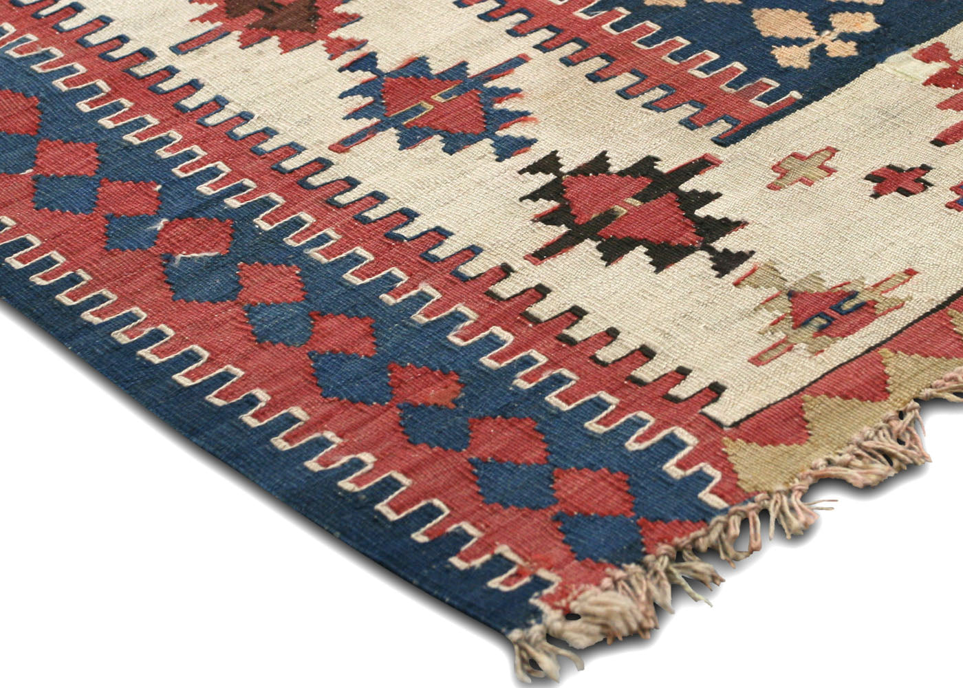 Antique Caucasian Kilim - 6'2" x 10'2" - 910247