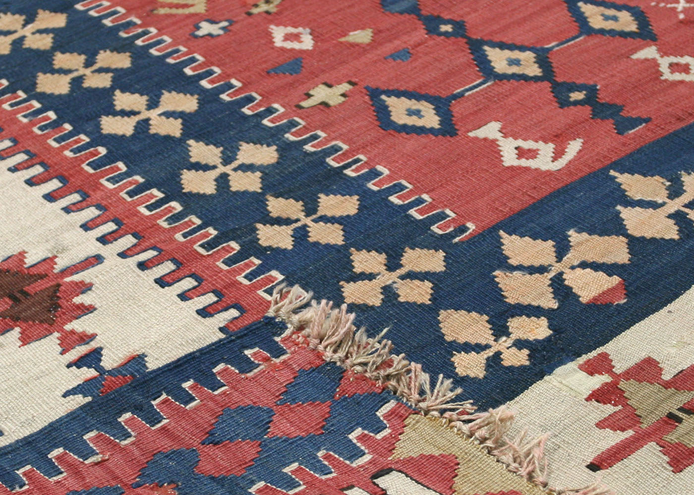 Antique Caucasian Kilim - 6'2" x 10'2" - 910247