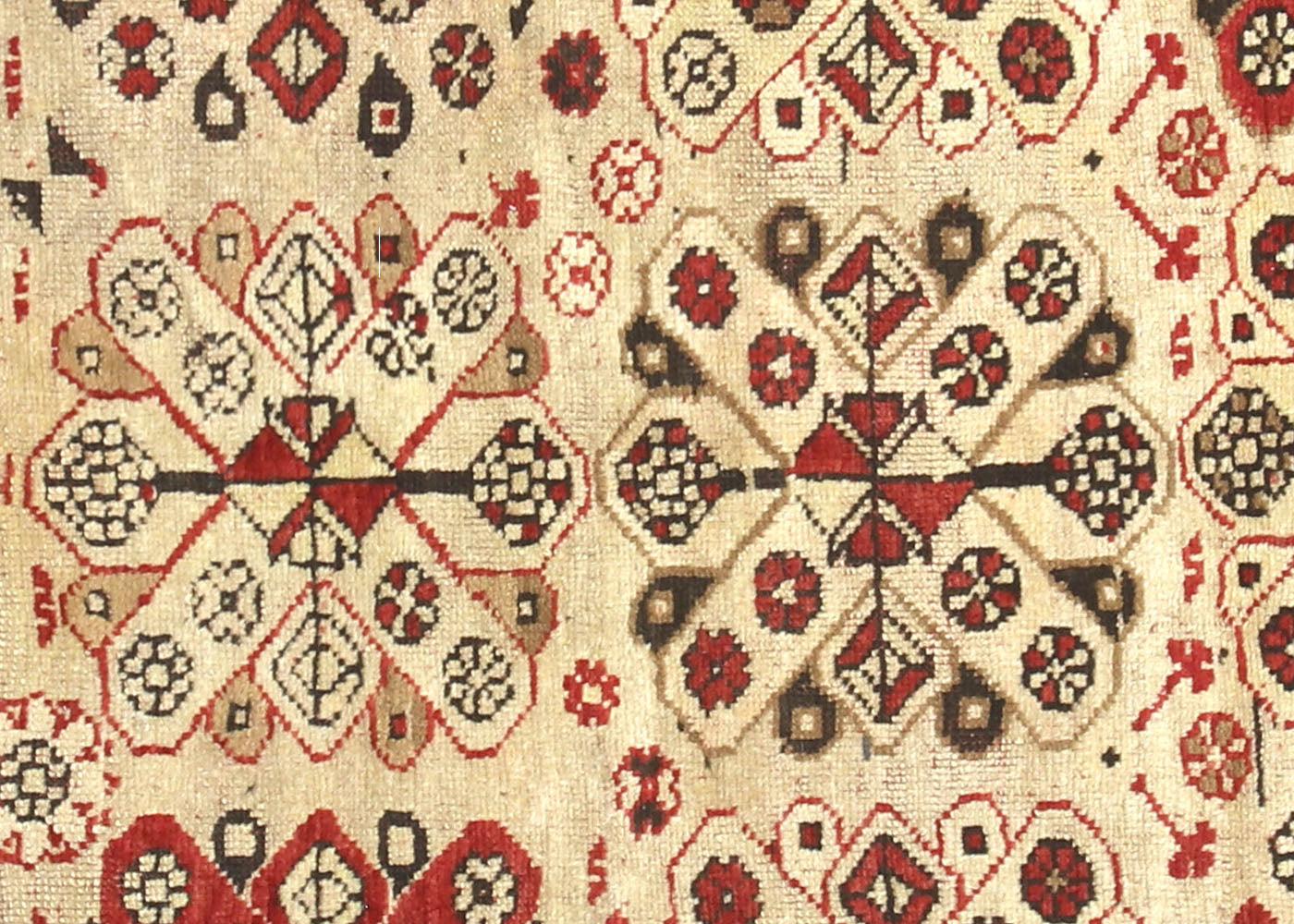 Antique Caucasian Karabagh Rug - 4' x 8'6" - 910341