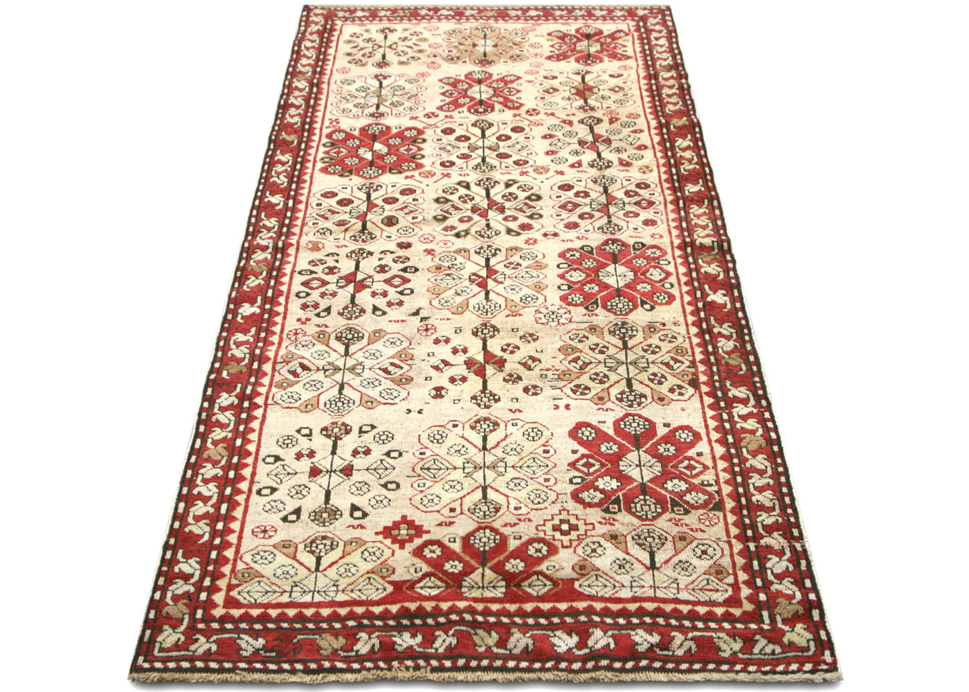 Antique Caucasian Karabagh Rug - 4' x 8'6" - 910341