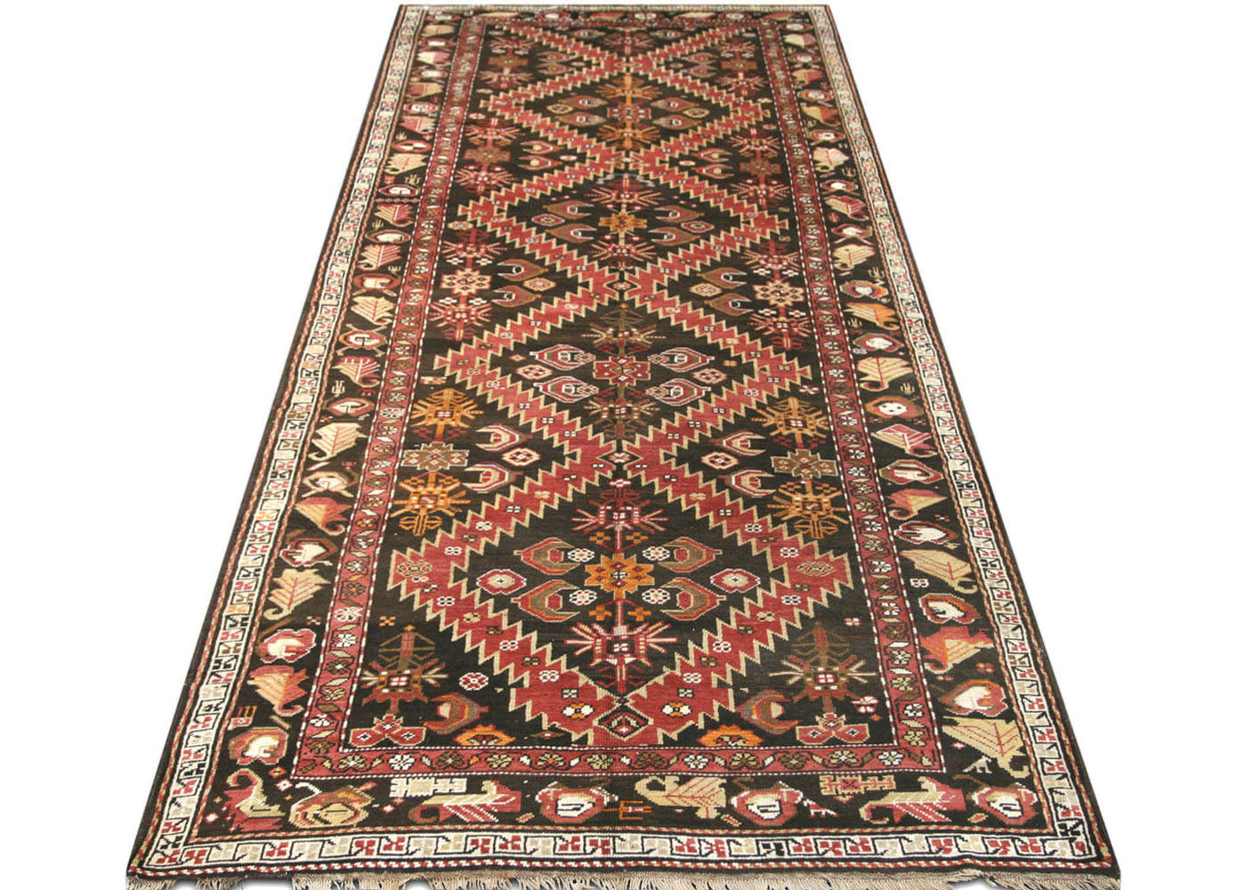 Antique Caucasian Karabagh Rug - 5'7" x 14'3" - 930197